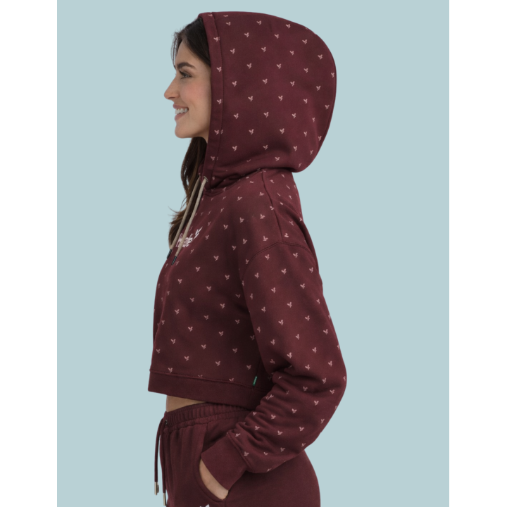 LINA CROP TOP HOODIE