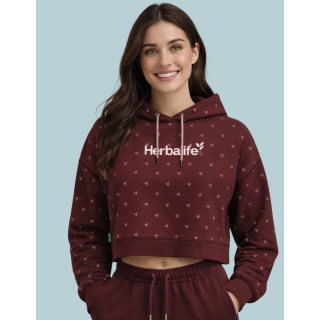 LINA CROP TOP HOODIE
