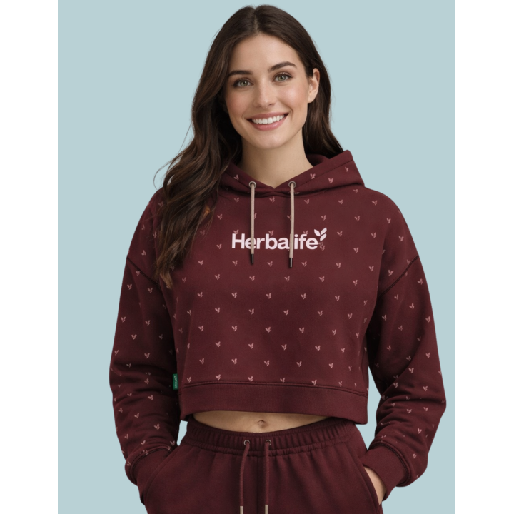 LINA CROP TOP HOODIE