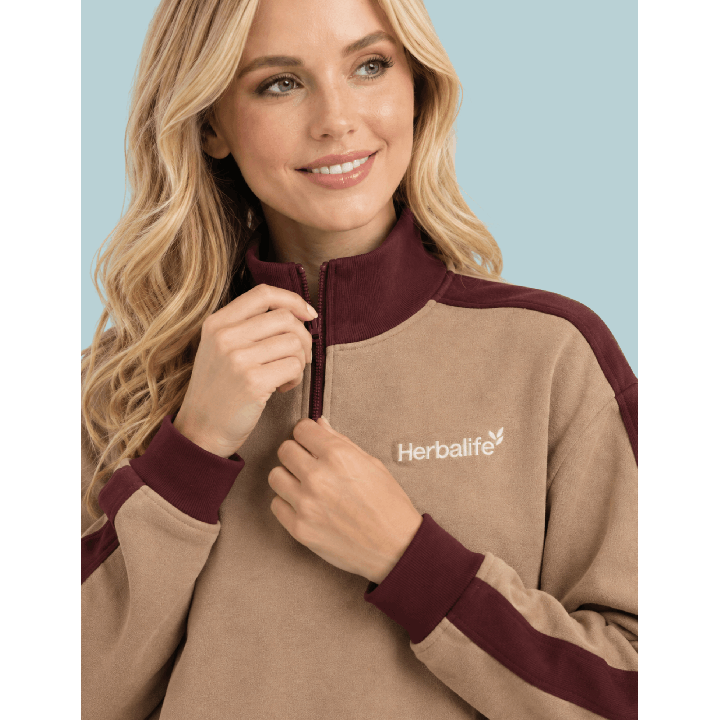 ANOUK ZIP SWEATSHIRT