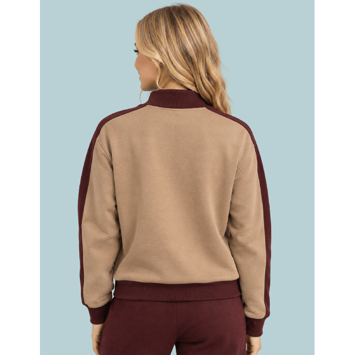 ANOUK ZIP SWEATSHIRT