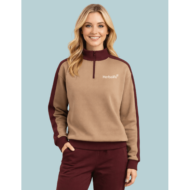 ANOUK ZIP SWEATSHIRT