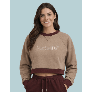 AMBRE SWEAT CROP TOP
