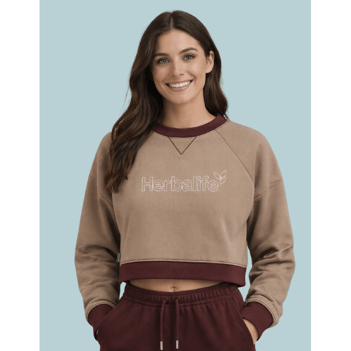 AMBRE SWEAT CROP TOP