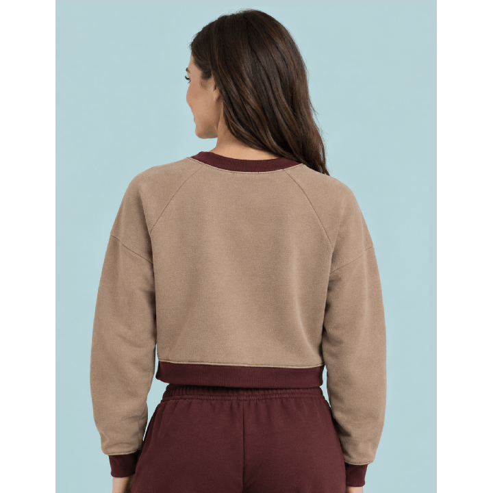 AMBRE SWEAT CROP TOP